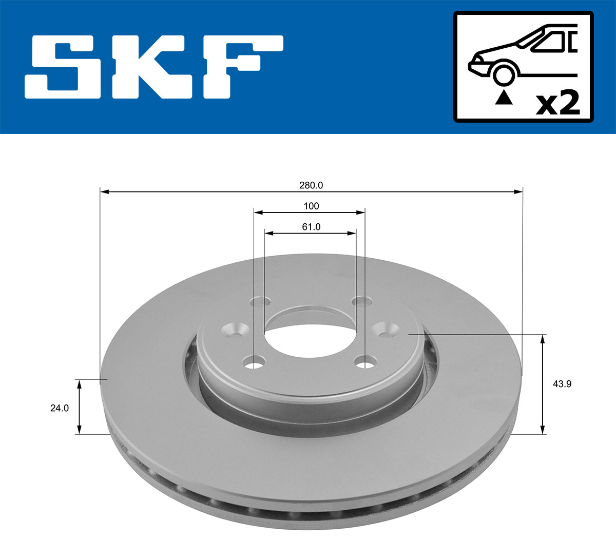 SKF VKBD 80010 V2 спирачен...